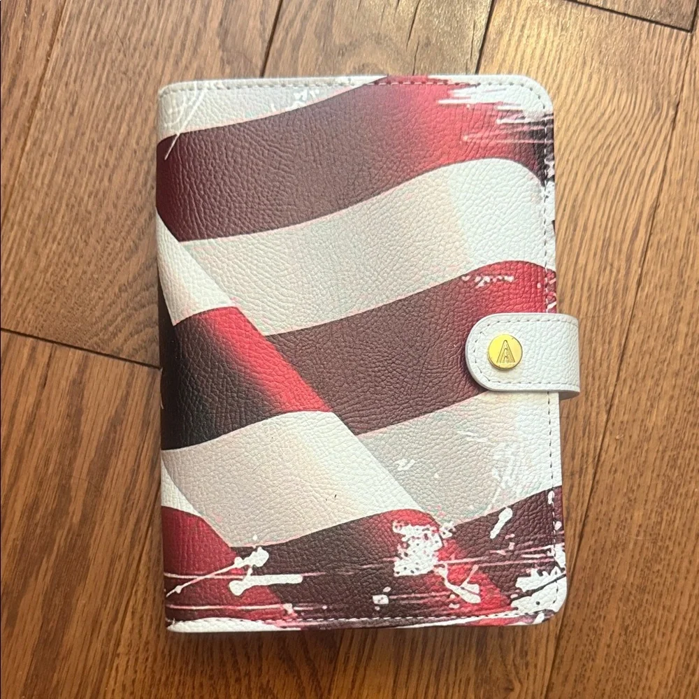 Stylish Red and White Planner